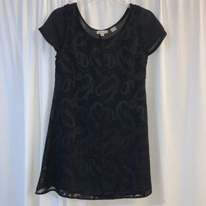 Ann Taylor Women’s Black Paisley‎ Textured Dress 6
